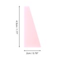 thumbnail image 2 of Unique Bargains 50 Pcs Trapezoid Face Makeup Sponge for Bedrooms Light Pink Hydrophilic Polyurethane, 2 of 5