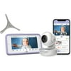 Hubble Connected Nursery Pal Connect Touch - 5" HD Touch Screen Display and Wi-Fi Smart Video Baby Monitor, Remote Pan/Tilt/Zoom - Portable Wireless Camera - Interactive and Educational Content