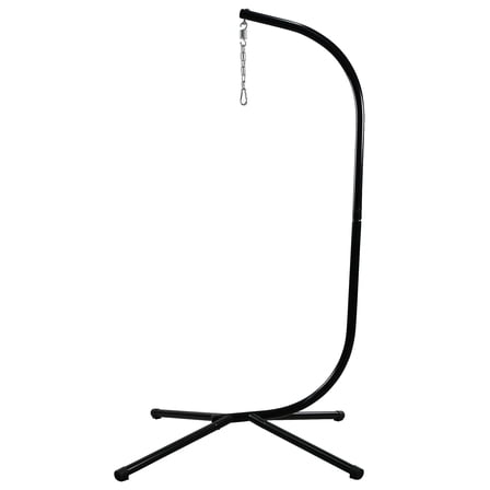 Hoffeorrad Hammock Stand Heavy Duty Steel - Outdoor Indoor Universal Haning Stand Only for Hammock Chairs, Sensory Swings & Egg Chairs,Supports Up to 350 lbs