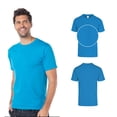 thumbnail image 3 of Playera Peso Completo para Caballero, Color Turquesa, Tamaño Doble Extra Grande Yazbek C0300, 3 of 3