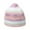 200#Light pink, variant on Unisex Trendy Multicolored Rainbow Beanie Hat Knit Winter Stretchable Warm