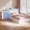 White, variant on Toogaho Twin Size Bed Frame with Pull-Out Study Desk & Storage Headboard,Metal Platform Bed with RGB Lights & 4 Drawers,White