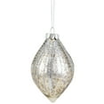 thumbnail image 2 of Northlight Glittered Mercury Glass Finial Christmas Ornament - 5", 2 of 6