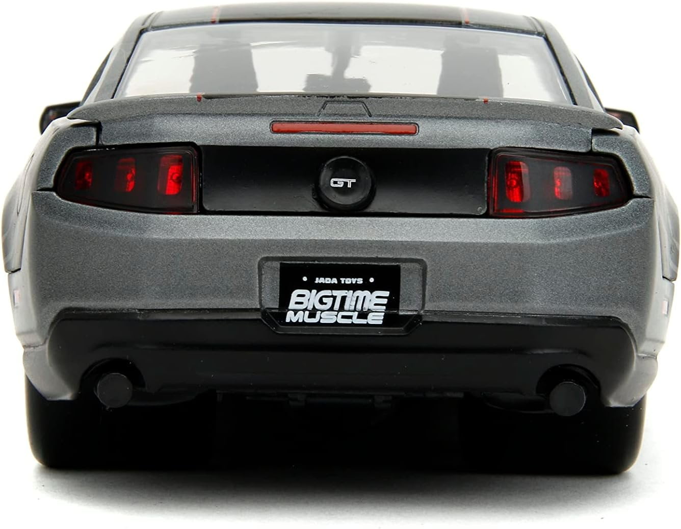 Big Time Muscle 1:24 2010 Ford Mustang GT Die-Cast Car, Toys for Kids and AdultsCharcoal Grey(Selections May Vary)