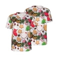 thumbnail image 6 of Rocae Christmas Gingerbread Cookies for Breathable Men's Baseball T-Shirt Fashionable Casual Baseball Jersey, Moisture-wicking Sportswear X-Large, 6 of 9