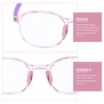 thumbnail image 2 of EeaseMX Gafas antiluz azul para niños, montura completa, ultraligeras y sencillas, 2 of 8