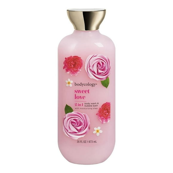 Body Wash y Baño de Burbujas Bodycology Sweet Love 473 ml