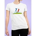 thumbnail image 2 of Supporting A Country T-Shirt Women -Wilfred Hildonen Designs, Female Medium, 2 of 4