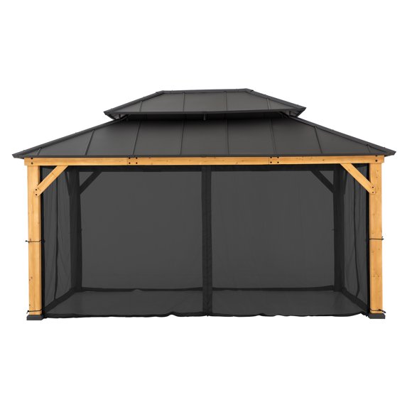 Sunjoy Moustiquaire universelle pour tonnelles de 3.6 m x 4.8 m