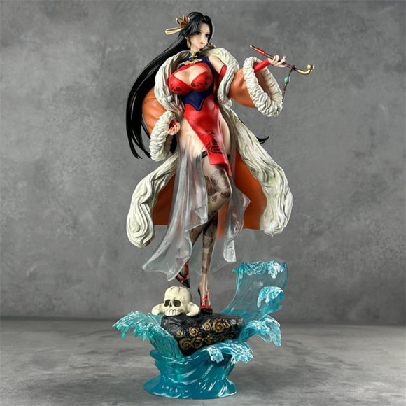 New Boa Hancock (Chinese style cheongsam Ver) Character Anime Model Statue Action Figures Desktop Ornament Popular Decorations Fan Souvenirs Creative Gift Collectable