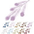 thumbnail image 2 of Coofit 2PCS Artificial Flower Lifelike Peacock Tail Fake Plant Fake Flower for Wedding, 2 of 6