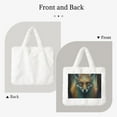 thumbnail image 2 of Salouo Vintage Pattern Fox for Plush Underarm Bag,Soft Tote Bag Ladies Fluffy Shoulder Bag Women Furry Tote Bag Plush Handbag for Autumn and Winter, 2 of 7