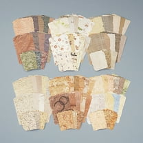 WuPing 168 Pcs Scrapbook Paper, Embossed Textured & Printed Rice Paper Craft Assorted Set, DIY Scrapbook Supplies 2.4x3.2 & 3.4x4.9 Inch