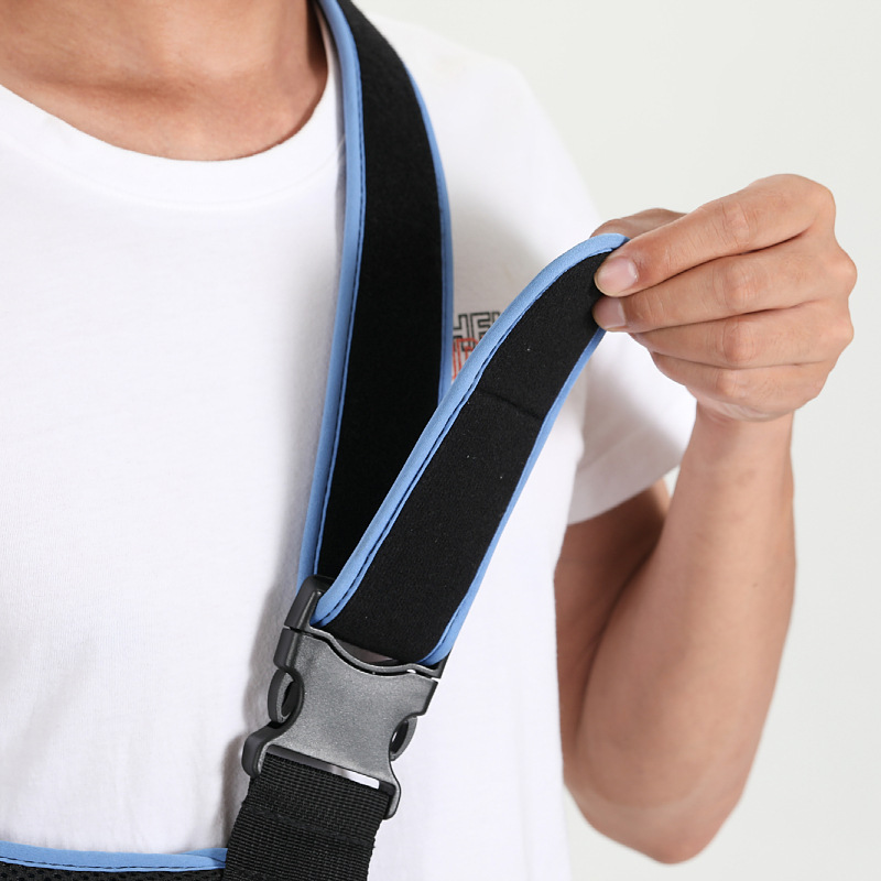 Arm Sling Shoulder Immobilizer for Women and Men,Adjustable Shoulder Sling for Torn Rotator Cuff Brace,Fits Left or Right,for Shoulders,Arm,Wrist,Elbow,and Clavicle Injury (1, Blue)