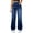 Blue, variant on ZJXFGS Jeans for Women Baggy Jeans High Rise Jeans Light Weight Jeans for Women Barrel Jeans Women Tie Waist Jeans Women Wide Leg Jeans Drawstring Jeans Women High Waisted Elastic Waist Jeans