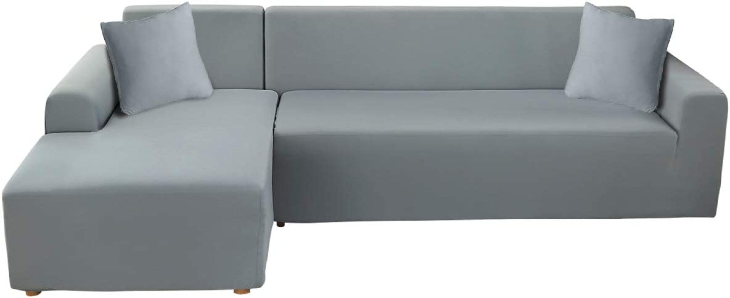 Sectional Sofa Covers L Shape Sectional Couch Slipcover 2 Pcs Stretch L