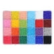 thumbnail image 5 of Cuentas de pulsera Bling Bling 24 rejillas de 2 mm colores vivos vidrio duradero, 5 of 12