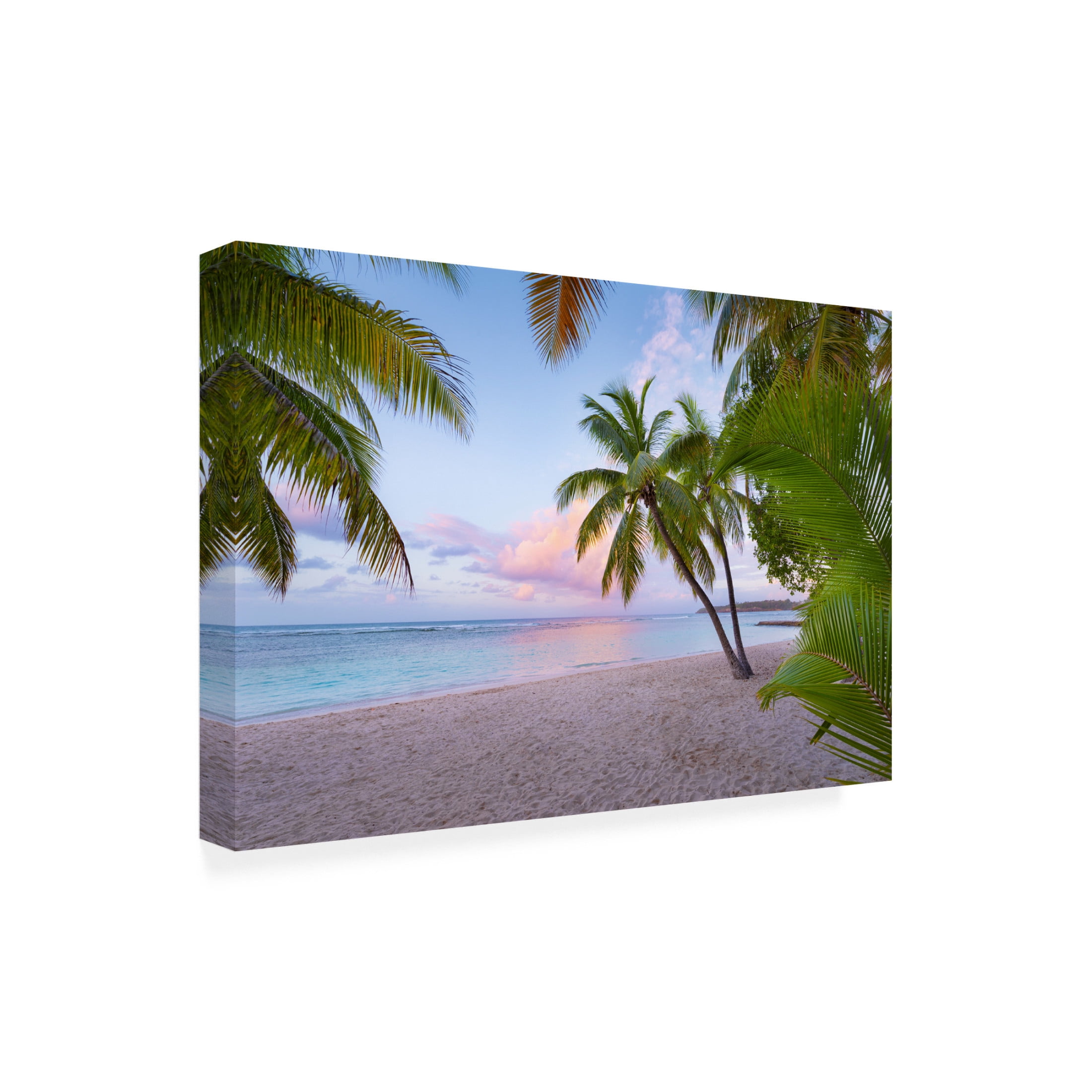 Trademark Fine Art Stefan Hefele Tropical Beach Canvas Wall Art