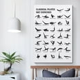thumbnail image 5 of SYDposter Pilates Pose Poster Pilates Workout Poster Classical Pilates Poster Decorative Painting Canvas Wall Posters Art Picture Print Modern Family Decor Posters 12x18inch(30x45cm), 5 of 5