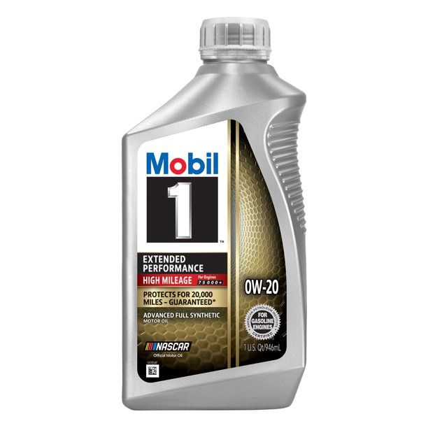 Mobil 1 Extended Performance High Mileage Full Synthetic Motor Oil 0w 20 1 Quart Walmart Com Mobil 1 Extended Performance High Mileage Full Synthetic Motor Oil 0w 20 1 Quart Walmart Com