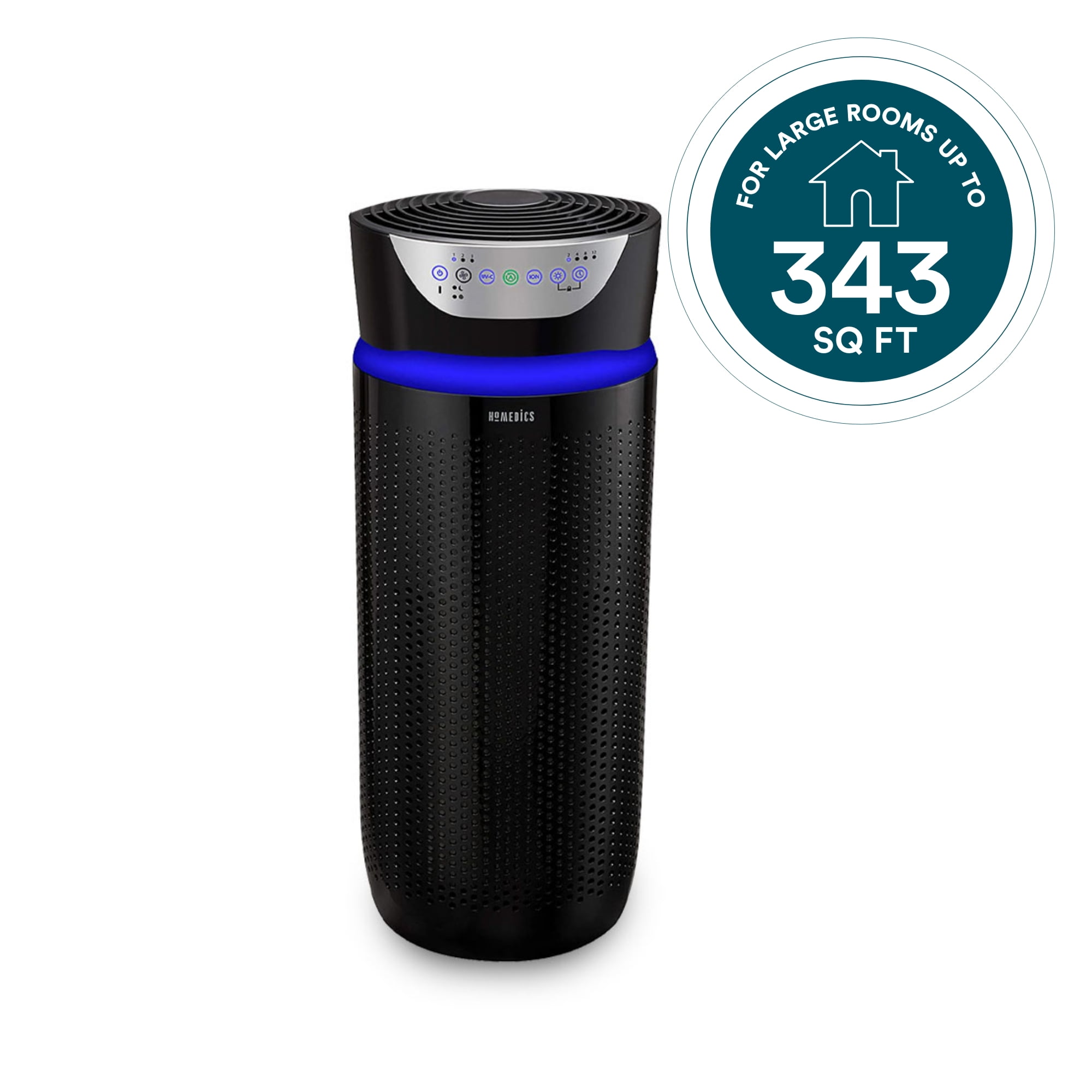 TotalClean Deluxe UV 5-in-1 Extra Large Room Air Purifier - Homedics