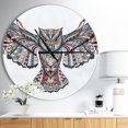 thumbnail image 2 of DesignArt Owl on the Grudge Large Wall Clock, 2 of 2