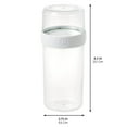 thumbnail image 3 of iDesign Stack 'n Snack Food Containers - Stackable Containers for Yogurt, Granola, Fruits, and more, 3 of 6