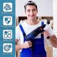 thumbnail image 5 of Hammer Head Round , Heavy Duty Steel Wear Resistant Rotary Hammer Head, for Hammering Metal Sheet W, 5 of 5