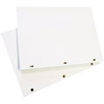 thumbnail image 2 of Archival Paper Watermarked 32lb Minute Paper - 11" X 8-1/2" - 100% Cotton, Acid-Free, Blank Sheets for Minute Books or Ledgers- (500 Round Holes), 2 of 2