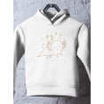 thumbnail image 3 of Boho Baby Magic Axolotl Hoodie Toddler - Toddler Hoodie, White, 3 of 4