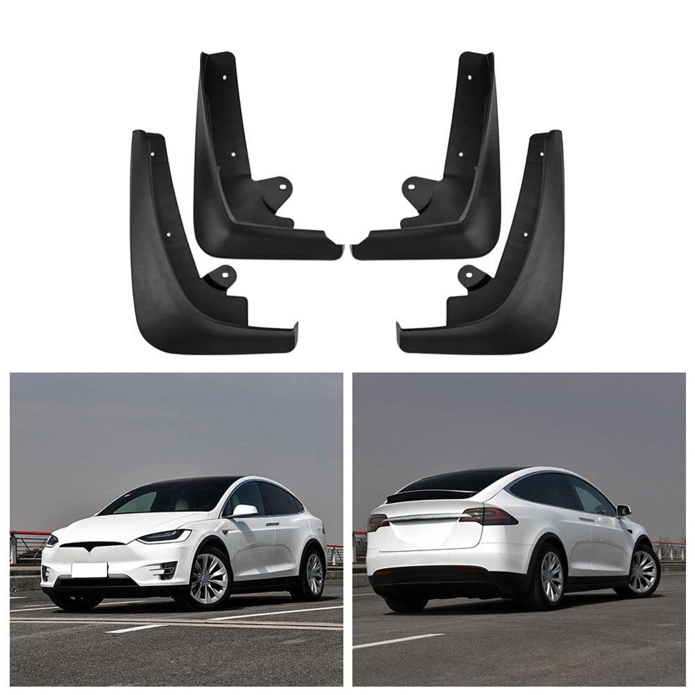 4PCS Mud Flaps For Tesla MODEL X 2016-2022 Splash Guards Mudguards Front Rear