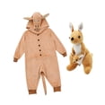 thumbnail image 2 of TISHITA Combinaison à Capuche Adorable pour Enfants avec Poupée Douce pour Fête, 2 of 8