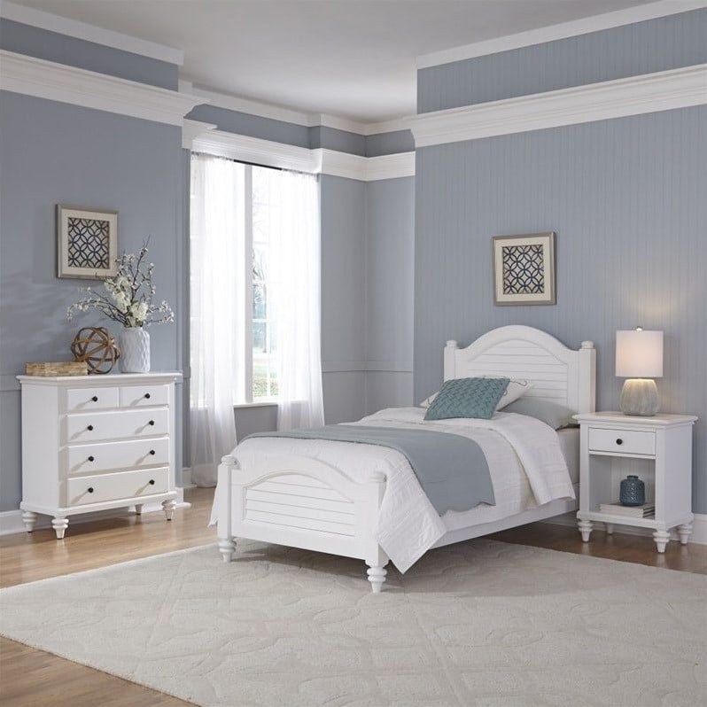 Home Styles Furniture Bermuda Twin Bedroom Set, Twin, Multiple Finishes