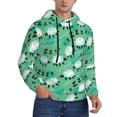 thumbnail image 2 of Daiia Sheep Zzz for Men's Fashion Hoodies & Sweatshirts with Kangaroo Pocket Hooded Sweatshirt Breathable & Moisture Wicking-Small, 2 of 7
