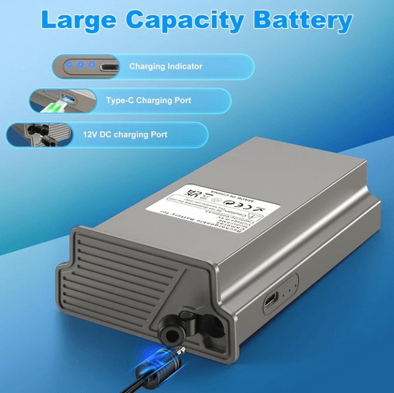 Rechargeable Battery Pack 6000mAh for Hunting Camera Tactacam Reveal X, X Pro, X Gen 2.0, Xb, Sk