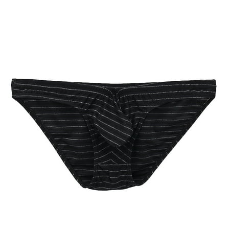 

Babysbule Mens Reduced Underwear Men s Underwear Low Waist Fashion Color Stripes Comfortable Erotic Panties