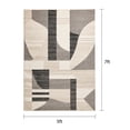 thumbnail image 6 of Better Homes & Gardens Gray Modern Shapes Abstract Indoor Area Rug, 5'x7', 6 of 6