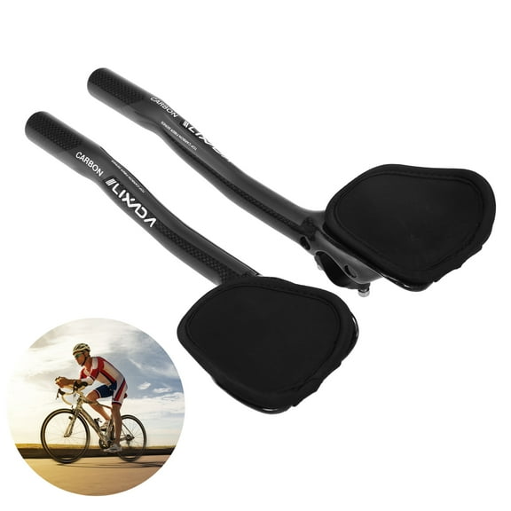 31.8mm Carbon Fiber Bicycle Handlebar Cycling Aero Bars Rest Handlebar Bike Tri Bars