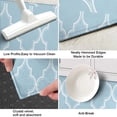thumbnail image 3 of Light Blue Geometric Quatrefoil Pattern Kitchen Rug Mat,Kitchen Runner Rugs Non Skid Washable,Decorative Kitchen Floor Mats for Kitchen,Sink,Laundry,17"X47", 3 of 5
