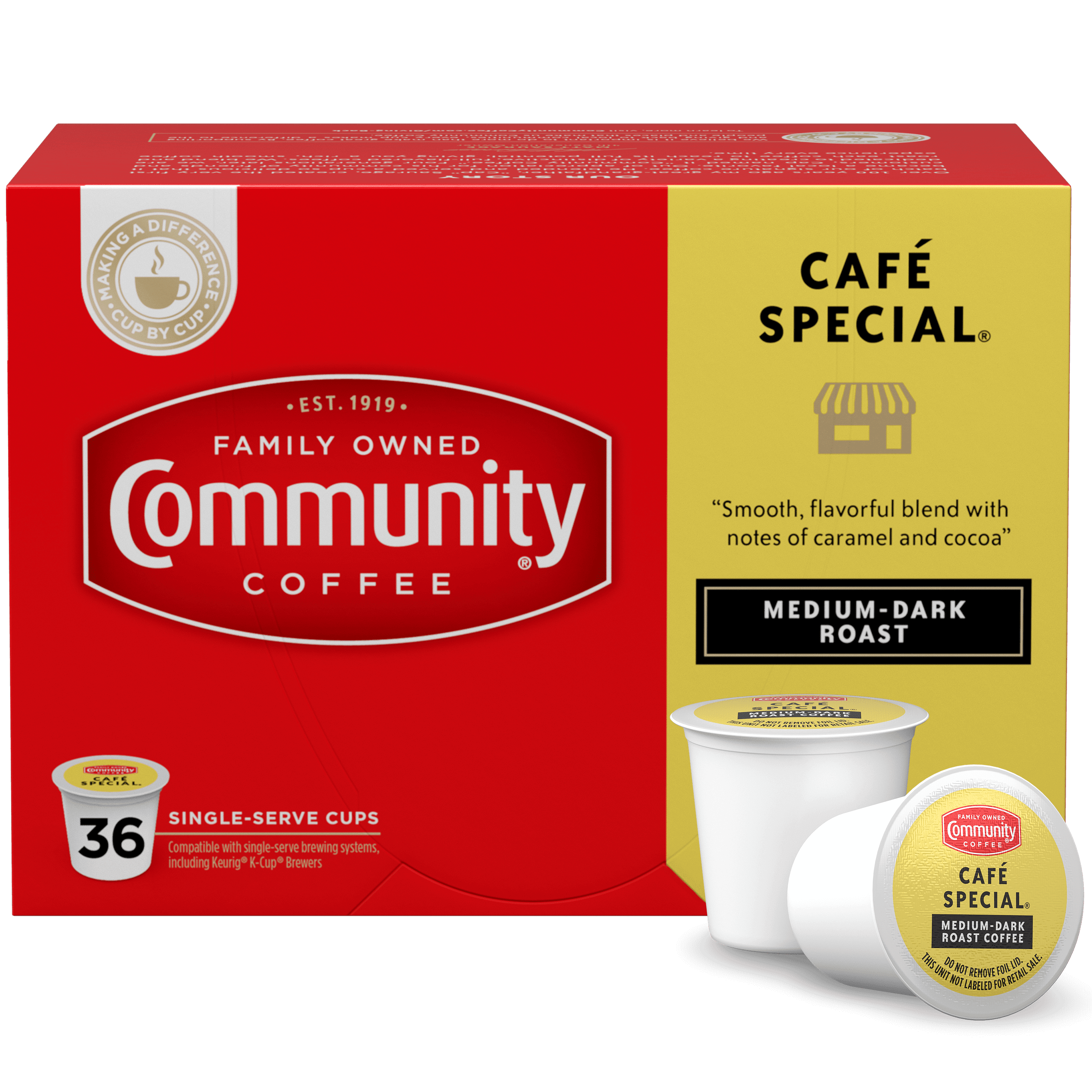 community coffee k cups cafe special