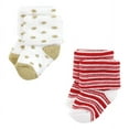 thumbnail image 6 of Hudson Baby Infant Girls Cotton Rich Newborn and Terry Socks, 12 Days Of Christmas Girl, 0-6 Months, 6 of 8