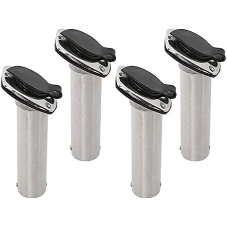 4pcs Fishing Rod Holders Heavy Duty 316 Stainless Steel Fishing Rod Rack Flush Mount 30 Degree with Liner Gasket$$Sport & Recreation Other