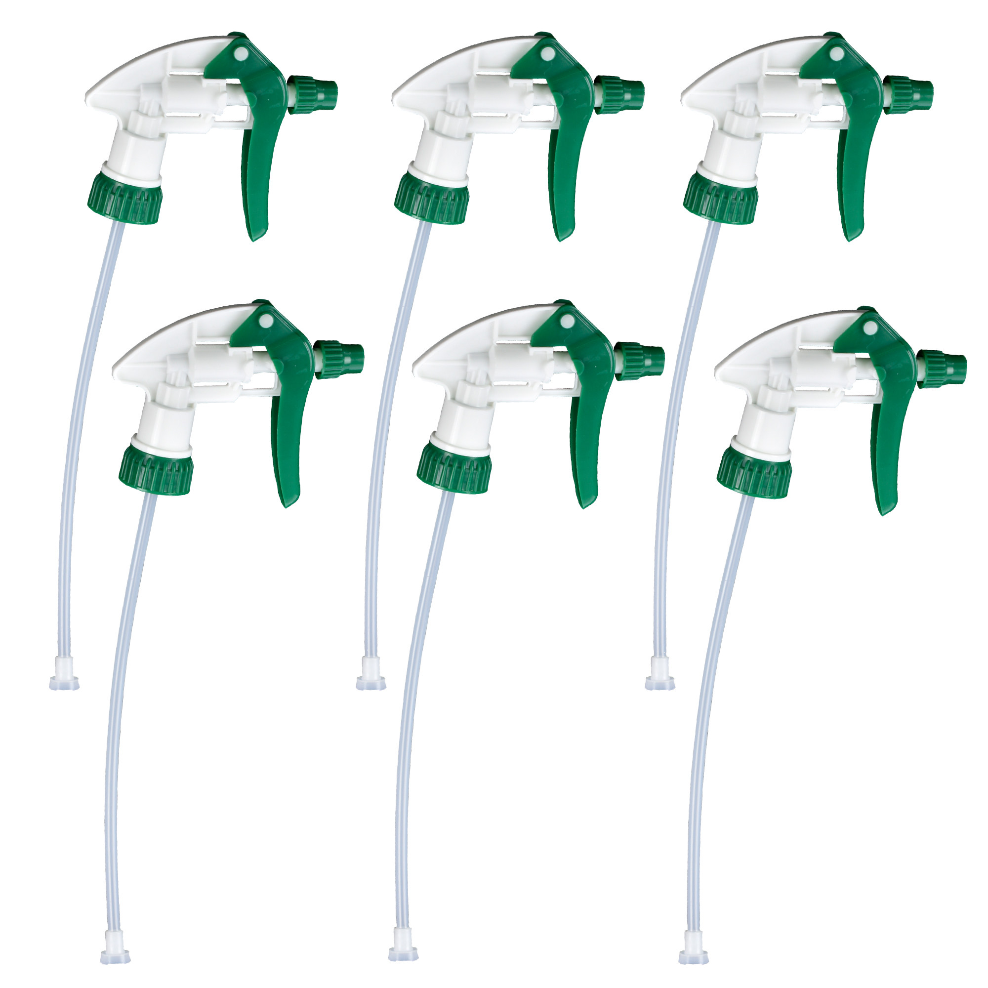 6X Heavy Duty Trigger Sprayers Chemical Resistant Glass or Plastic