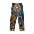 thumbnail image 2 of Fotbe Coffee-Drinking Skull Men's Pajama Pants,Sleepwear Pants,Pj Bottoms Drawstring And Pockets-Medium, 2 of 7