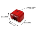 thumbnail image 2 of Imán Alnico en forma de herradura AOMAG, 9,07 kg, con soporte, rojo, 2 of 7