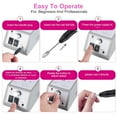 thumbnail image 5 of Portable Electric Nail Drill Machine Nail File Drill Set for Acrylic Nails, Gel Nails, Nail Polisher Set Glaze Nail Drill Manicure Pedicure, 5 of 7