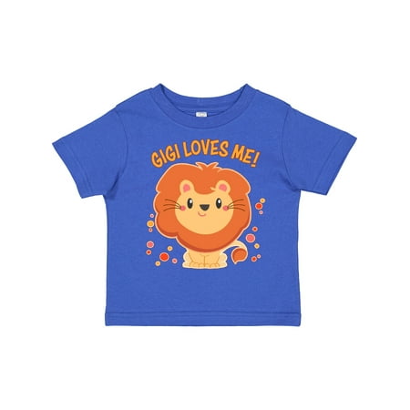 

Inktastic Gigi Loves Me- Cute Lion Gift Toddler Boy or Toddler Girl T-Shirt
