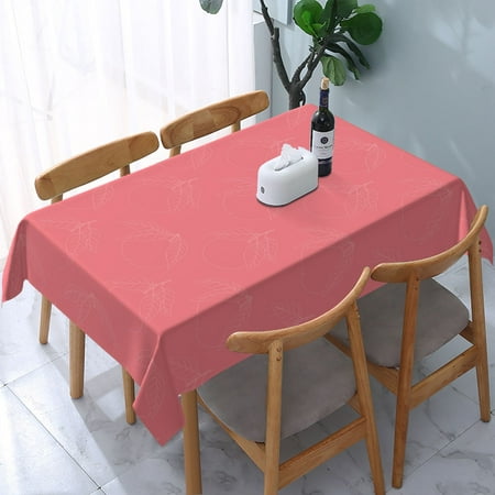 

Tablecloth Flower Pattern Background Table Cloth For Rectangle Tables Waterproof Resistant Picnic Table Covers For Kitchen Dining/Party(54x72in)