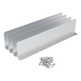 thumbnail image 4 of 4 Pieces Straight Rain Diverter Roofing Gutter Guards Water Guard Gutter, 4 of 7
