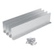 thumbnail image 4 of 4 desviadores de techo con 32 tornillos, canalones de lluvia de aluminio, protectores de canalones para techos de Valley, protectores contra, 4 of 7